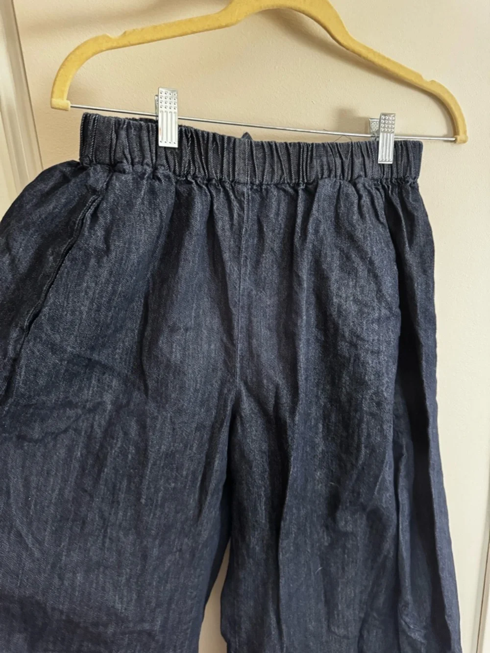 Zara Dark Navy Wide-Leg Barrel Balloon Trousers - Picture 6 of 6